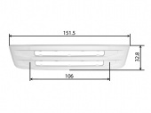 Решетка радиатора нижняя 1510х325мм SMC SCANIA R6 TD09-52-021 TangDe