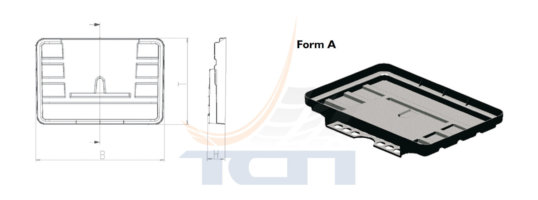 Полка инструментального ящика WK-FS 20, 30, 50 SCHMITZ 106860400 SAUERMANN ГЕРМАНИЯ - 3
