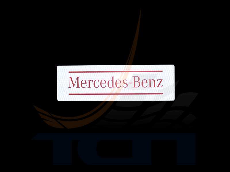 Наклейка световозвращающая красная 500х150мм MERCEDES T900851 ТСП - 3