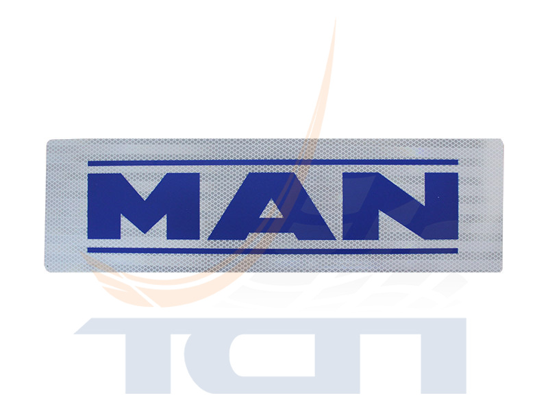 Наклейка световозвращающая синяя 500х150мм MAN T900322 ТСП - 3