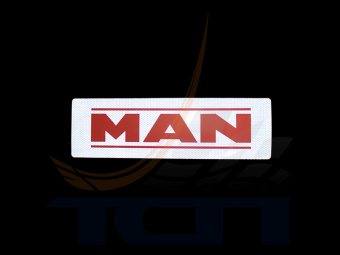 Наклейка световозвращающая красная 500х150мм MAN T900850 ТСП - 2