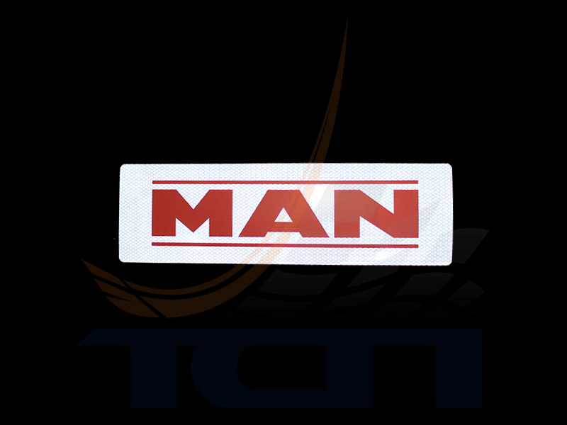 Наклейка световозвращающая красная 500х150мм MAN T900850 ТСП - 3