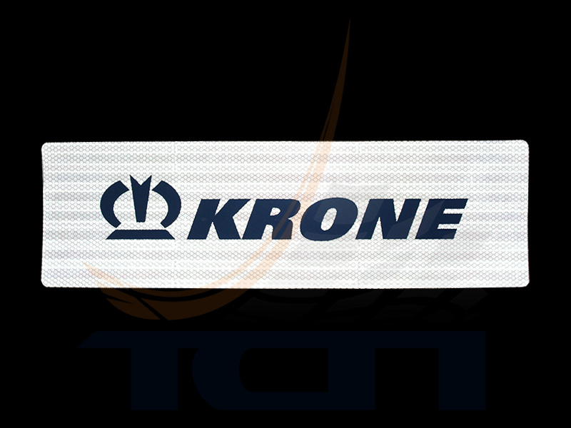 Наклейка световозвращающая синяя 500х150мм KRONE T900853 ТСП - 3