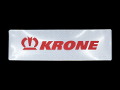 Наклейка световозвращающая красная 500х150мм KRONE T901447 ТСП