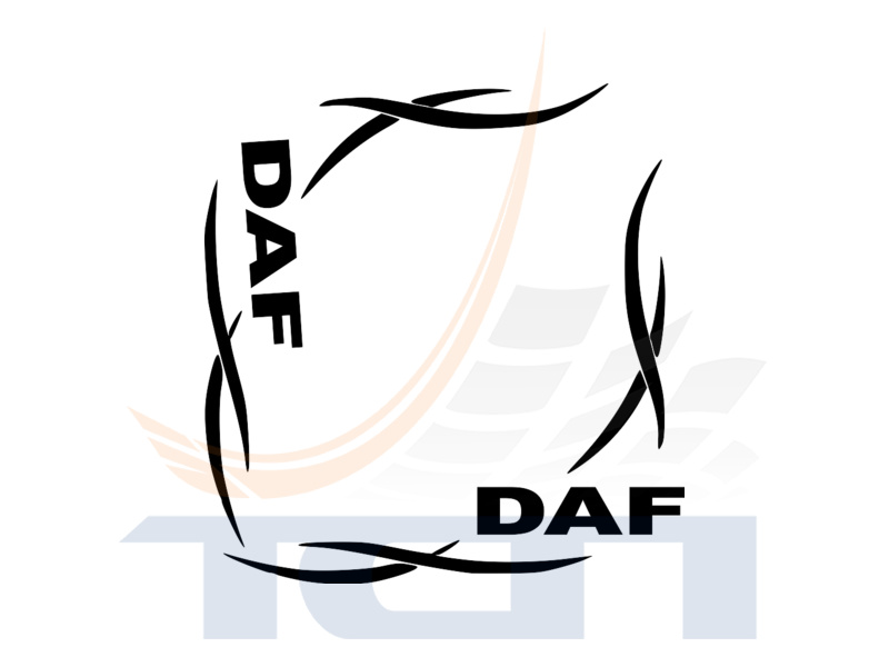 Наклейка 80х88см DAF T900883 ТСП - 3