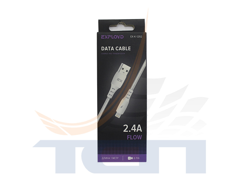 Дата-кабель USB AM / 8PIN / 30PIN 1M белый 1315949 EX-K-1292 EXPLOYD - 3
