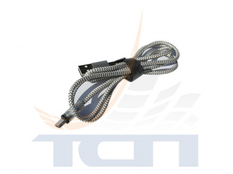 Кабель USB - TYPE-C 1M 2.1A Magnetic Classic круглый нейлон серебро EX-K-787 EXPLOYD - 2