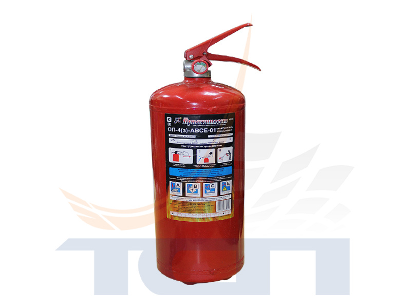Огнетушитель порошковый ОП-4 ABCE (метал. корпус) 4л T905752 ТСП - 3