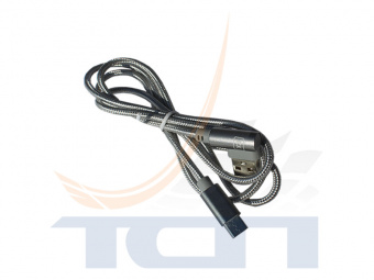 Дата-кабель USB - TYPE-C 8 1M Classic круглый серый EX-K-515 EXPLOYD - 2