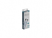 Дата-кабель USB - MICROUSB круглый нейлон чёрный синий 1М 2.1A ROPE SONDER 1218284 EX-K-685 EXPLOYD