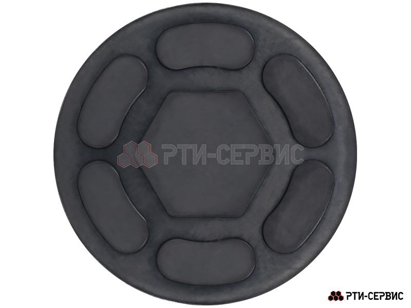 Опора резиновая на домкрат подкатной ø95 h11 - 3