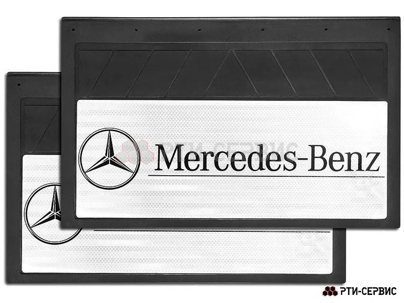 Брызговик 580х360 мм Mercedes Benz (свет.)