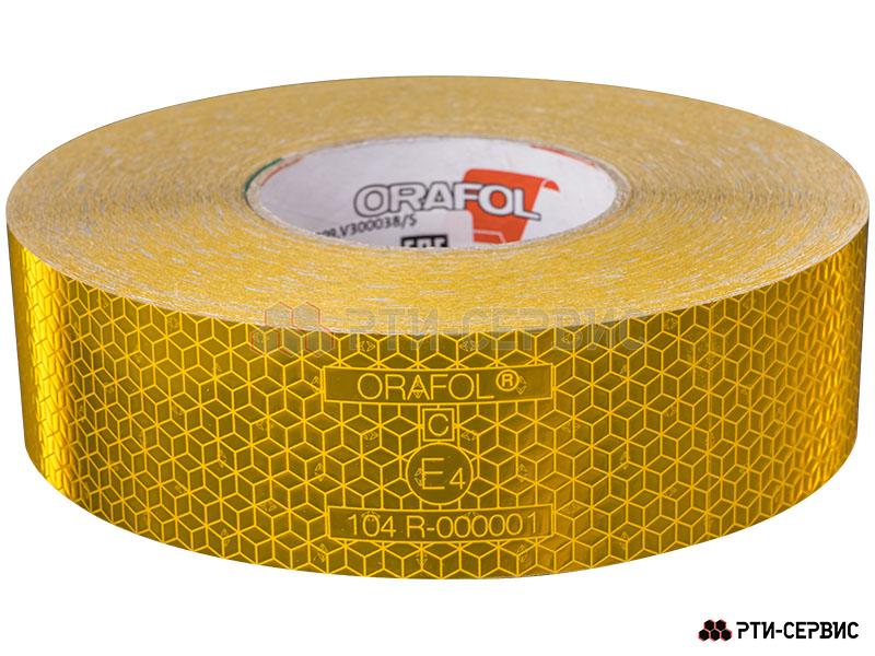 Лента светоотражающая ORALITE VC 104+ жёлтая (12.5 м) - 3