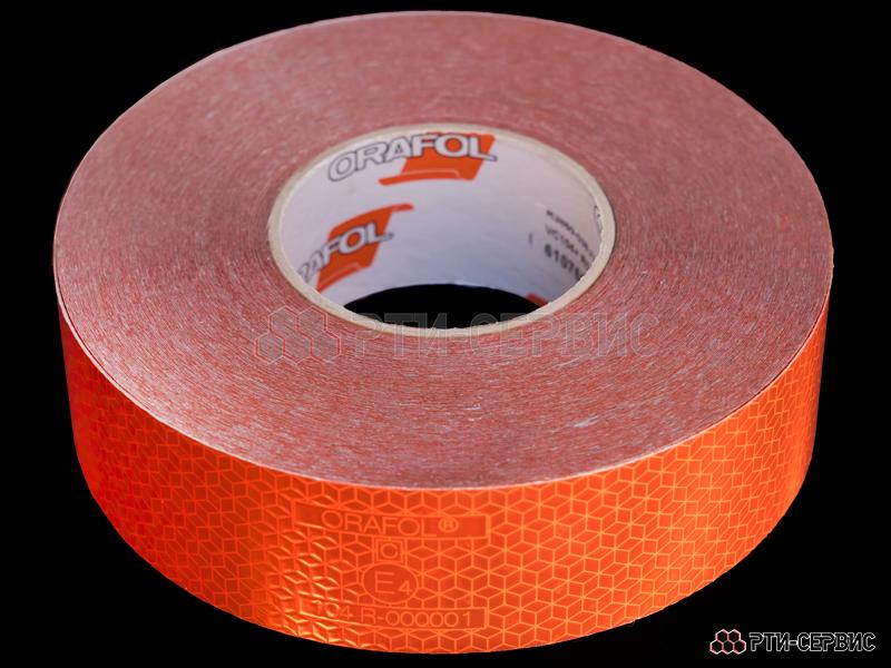 Лента светоотражающая ORALITE VC 104+ красная (12.5 м) - 2