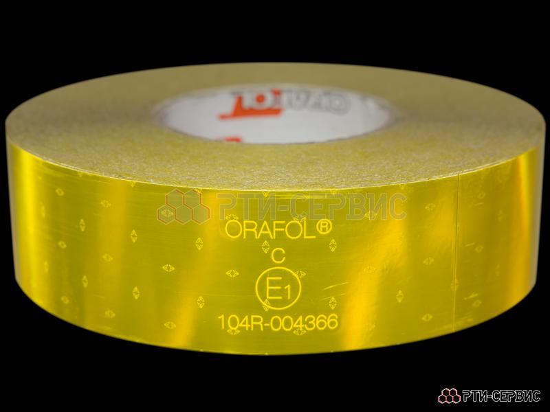 Лента светоотражающая ORALITE VC 104 жёлтая (12.5 м) - 4