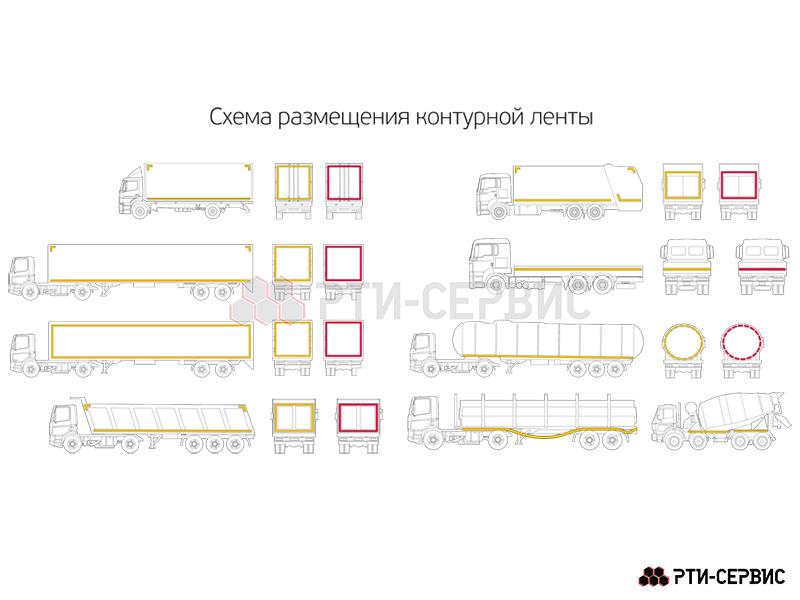 Лента светоотражающая ORALITE VC 104 жёлтая (12.5 м) - 7
