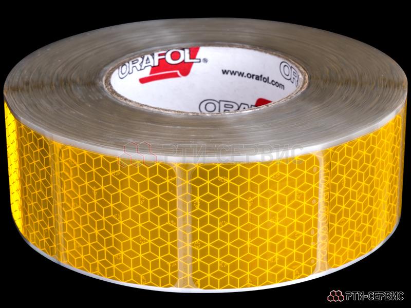 Лента светоотражающая ORALITE VC 104+ жёлтая (12.5 м) тентовая - 4