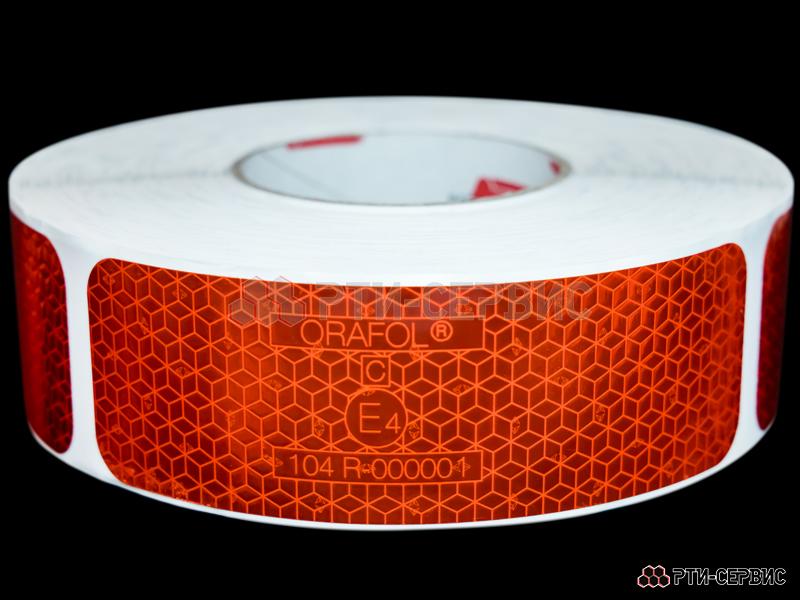 Лента светоотражающая ORALITE VC 104+ TankerStickers красная (12.5 м) для автоцистерн - 4