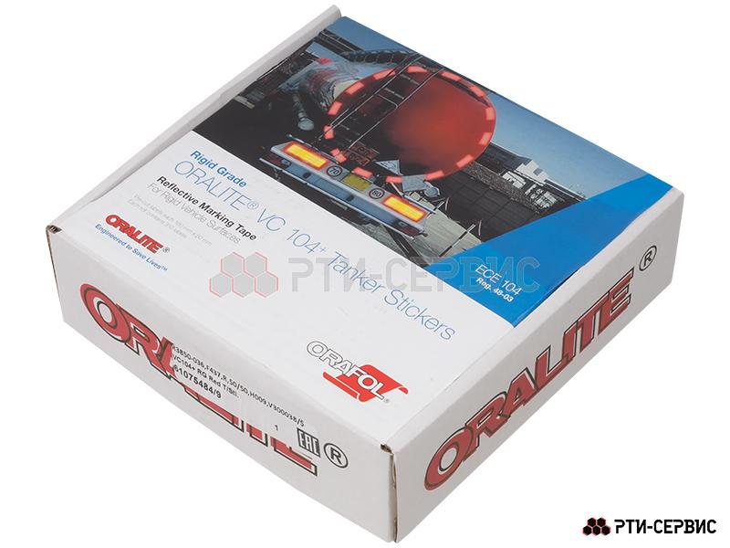 Лента светоотражающая ORALITE VC 104+ TankerStickers красная (12.5 м) для автоцистерн - 6