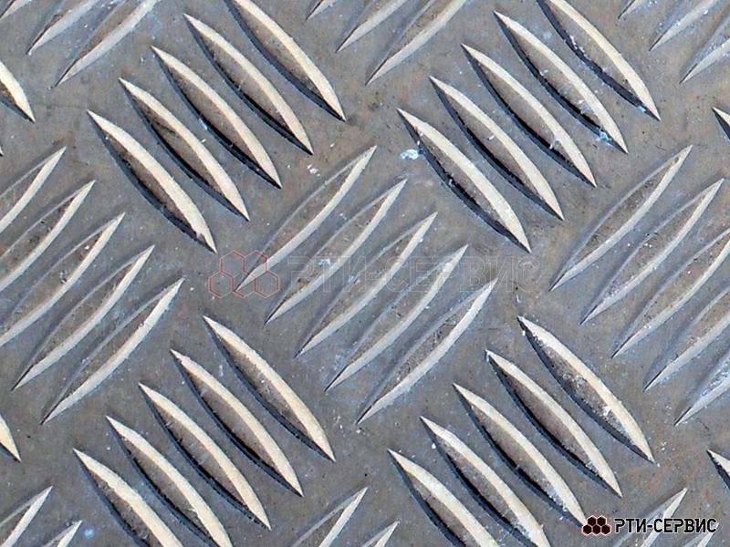 Лист алюминиевый рифленый Квинтет 1200х3000 (1,2) - 2