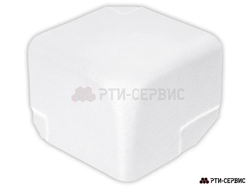 Уголок облицовочный на фургон для профиля 60х90 мм, белый