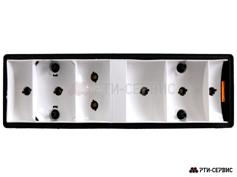 Фонарь задний 470х130х120 мм., 6 секций, правый - 6