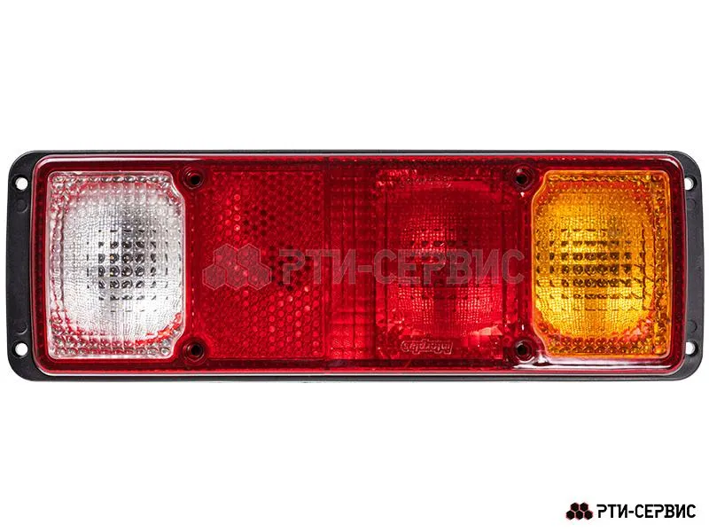 Фонарь задний для грузовика 315х105х100 мм., 4 секции,  универсальный