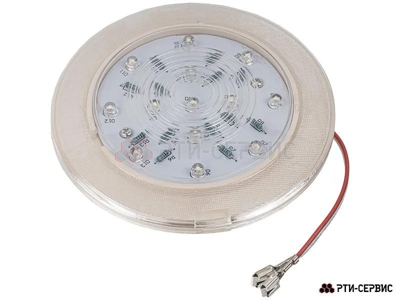 Светильник для салона автофургона, LED, ø115 мм, 12В