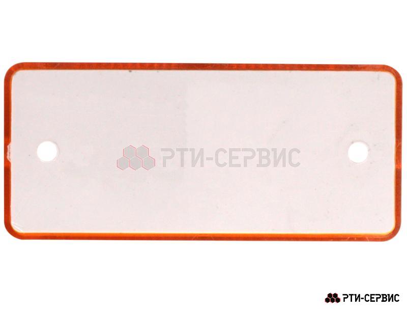 Отражатель ЖЁЛТЫЙ прямоугольный 94x44 с двумя отверстиями - 3