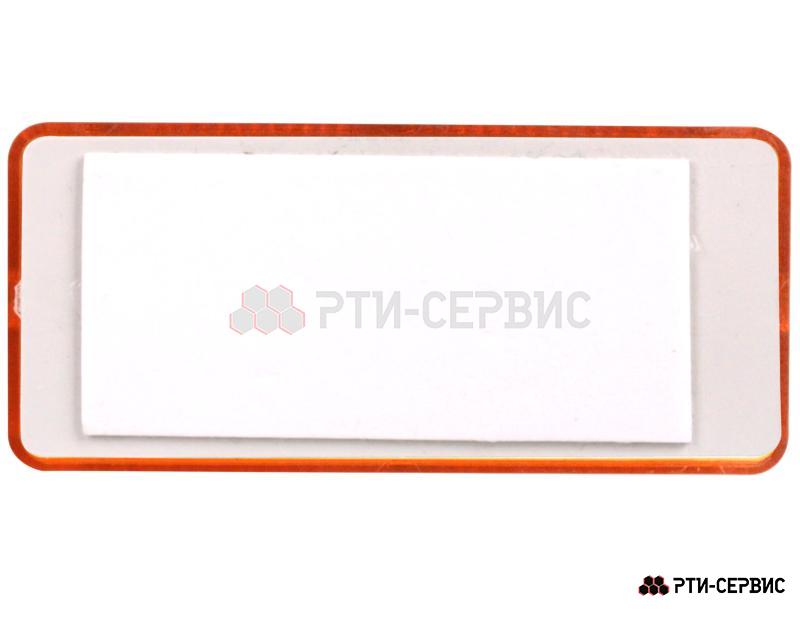 Отражатель ЖЁЛТЫЙ прямоугольный 90х40 на липучке - 3