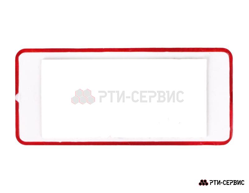 Отражатель КРАСНЫЙ прямоугольный 90x40 на липучке - 3