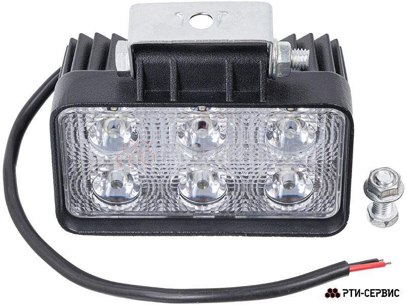 Фара светодиодная для спецтехники LED, 10-30 В, 18W - 6