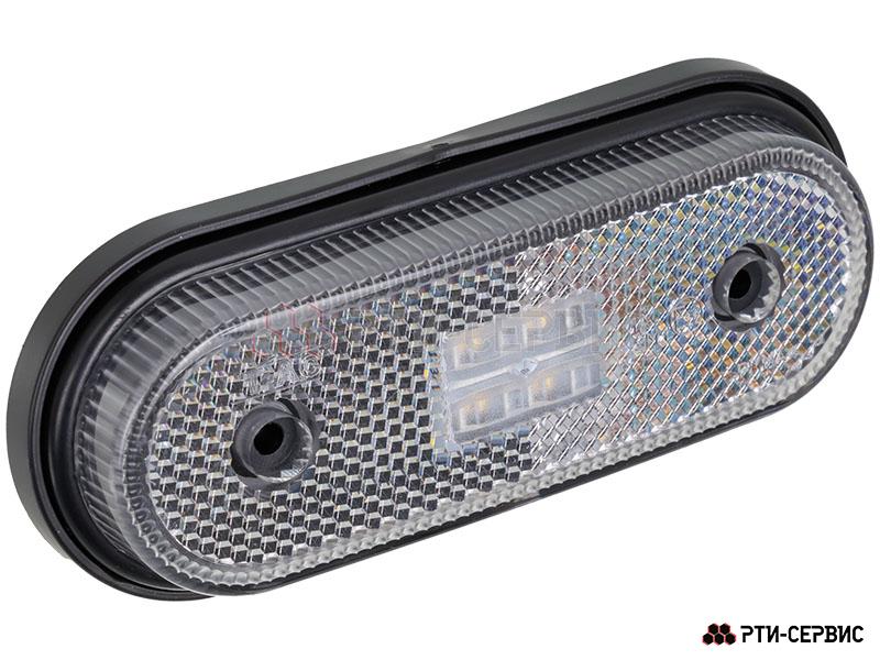 Фонарь габаритный 4-ех диодный LED с катафотом, белый - 2