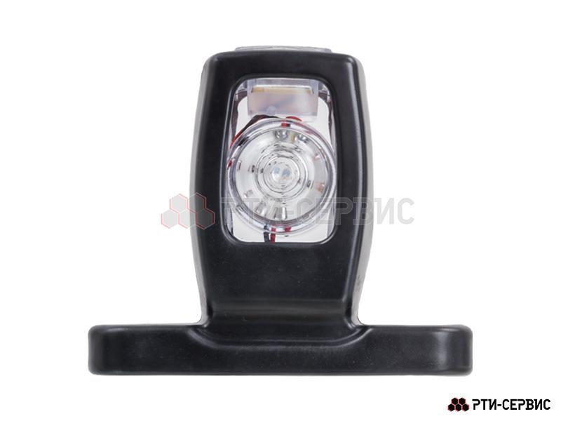 Фонарь габаритный с кронштейном LED (красный/белый) 24V 4 диода (8,5 см) - 2
