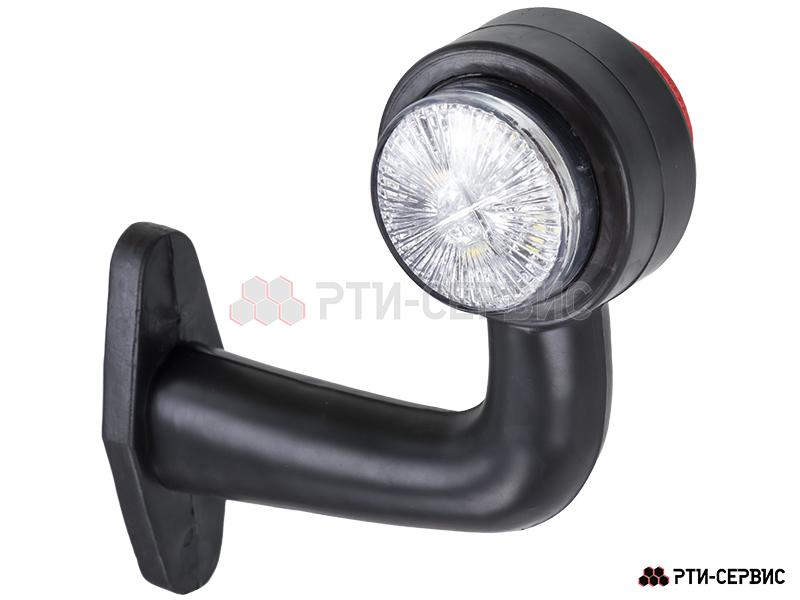 Фонари габаритные на кронштейне (2 шт.) LED красный/белый 24V (16 см) (E-206) - 3