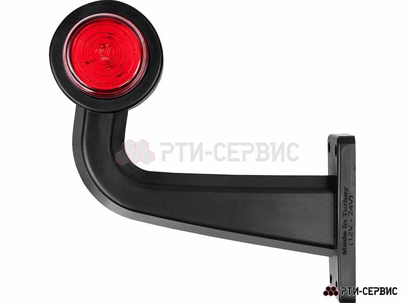 Фонари габаритные на кронштейне (2 шт.) LED красный/белый 24V (17 см) - 4