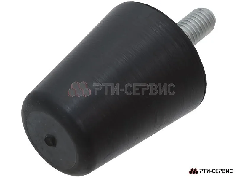 Отбойник (буфер) резиновый Ø-43 H-50, М10х27 (конический)