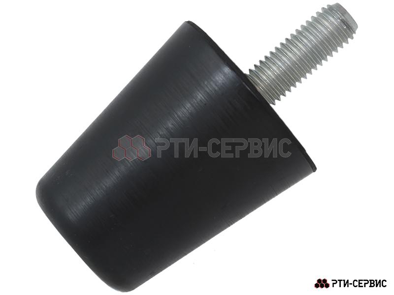 Отбойник (буфер) резиновый Ø-43 H-50, М10х27 (конический) - 2
