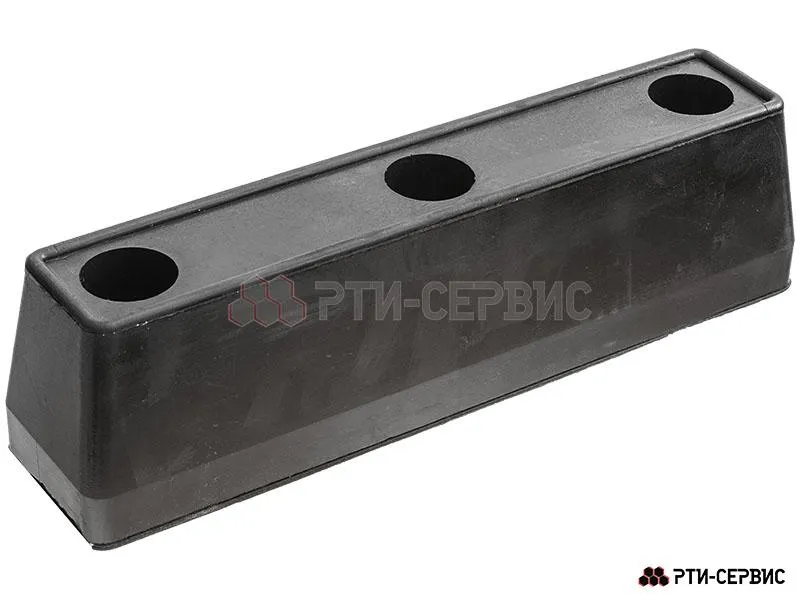 Отбойник (буфер) резиновый 300х68х82 мм