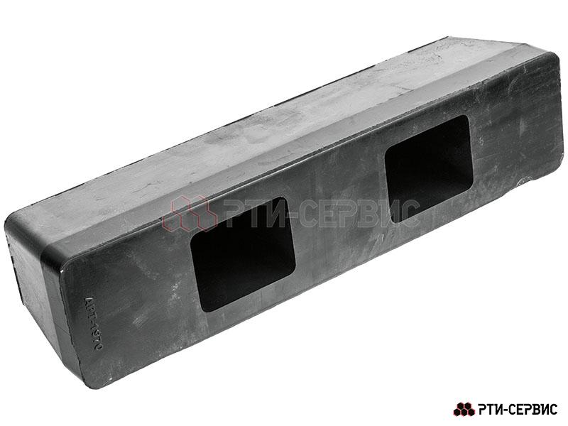 Отбойник (буфер) резиновый 300х68х82 мм - 2