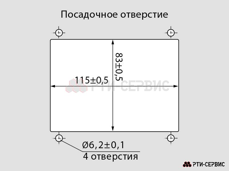 Замок врезной клавишный на шпильках, SS - 2