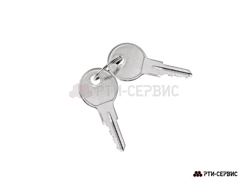 Замок врезной клавишный 83х83 с ключом - 5
