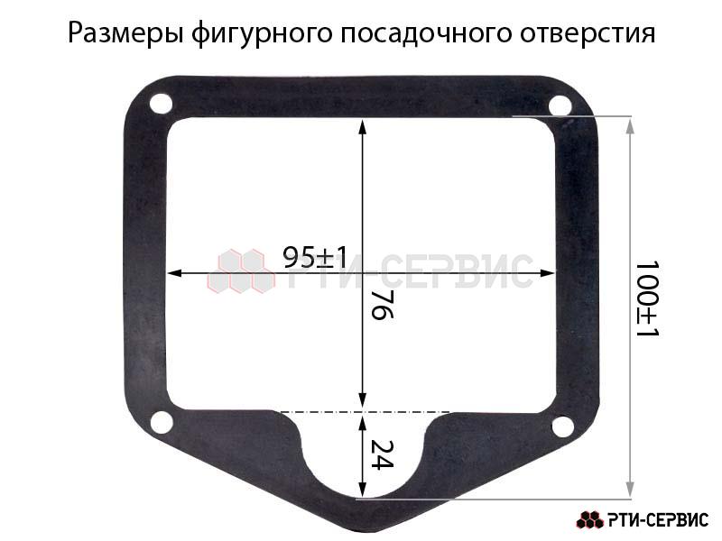 Замок врезной с ключом и Т-образной ручкой, чёрный - 6