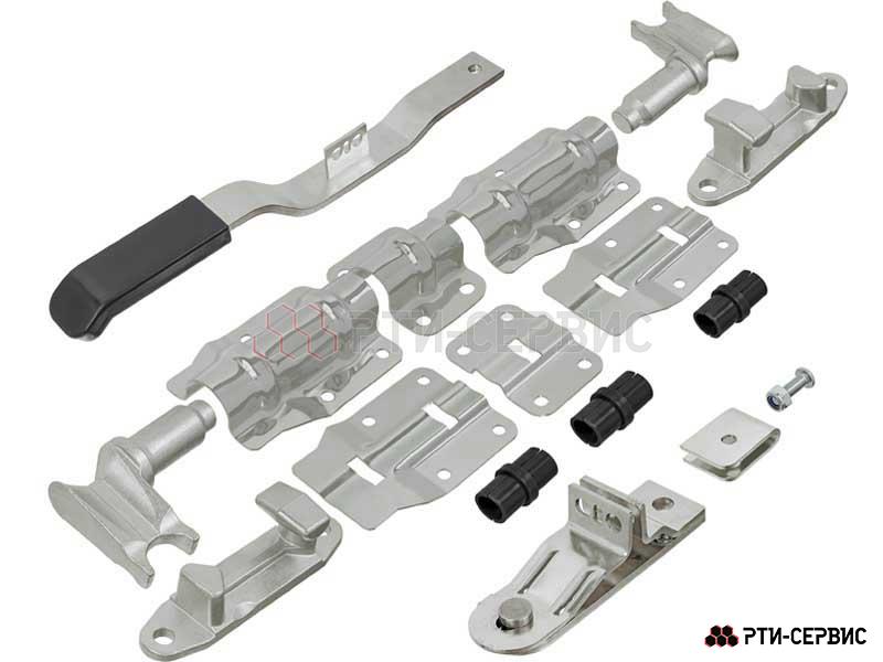 Запор штанговый Ø22 Zn прямая ручка - 2