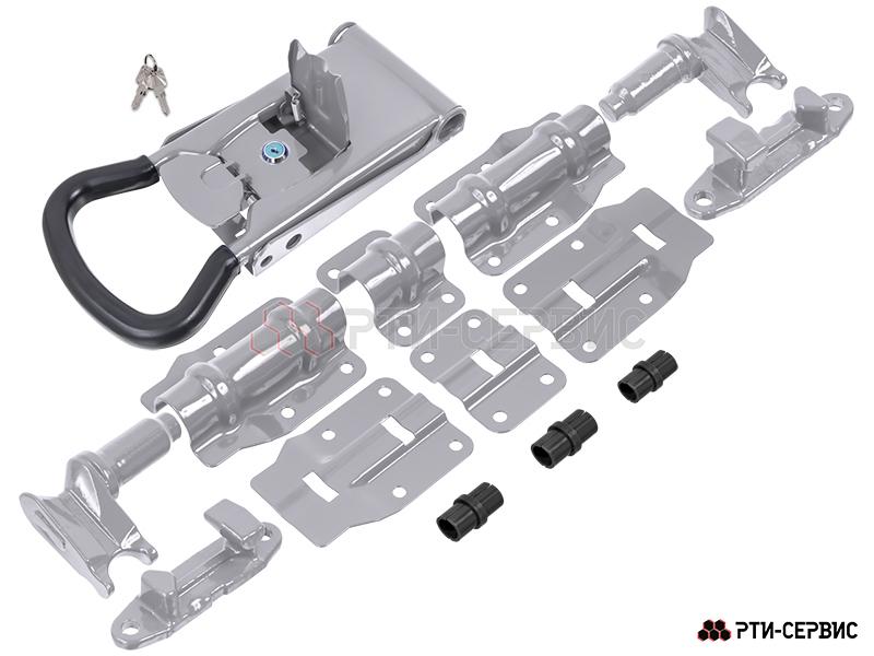 Запор штанговый Ø22 ручка Push NEW (серый) - 2
