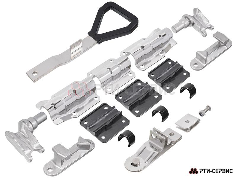 Запор штанговый Ø27 SS ручка Дельта - 2