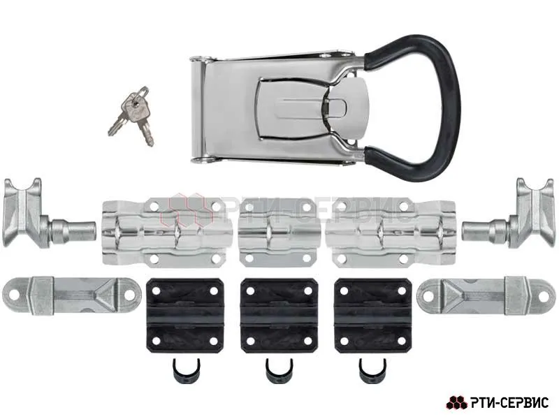 Запор штанговый Ø27 Zn ручка Push NEW