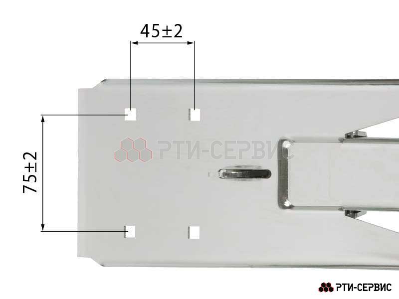 Запор штанговый Ø27 Zn ручка Push - 2