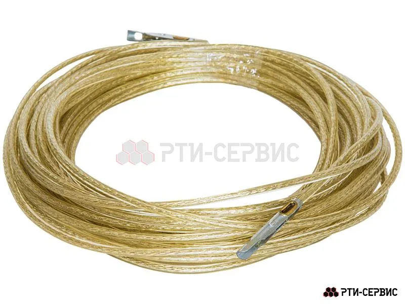Трос TIR стальной пломбировочный в оплётке ПВХ с наконечниками, 33 м