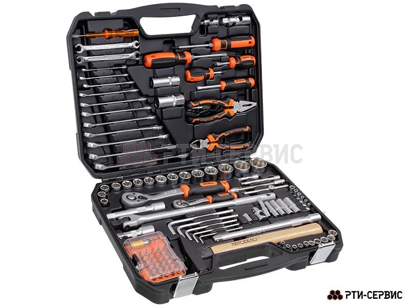 Набор инструмента (110 пpедметов) 1/2", 1/4” «Professional»